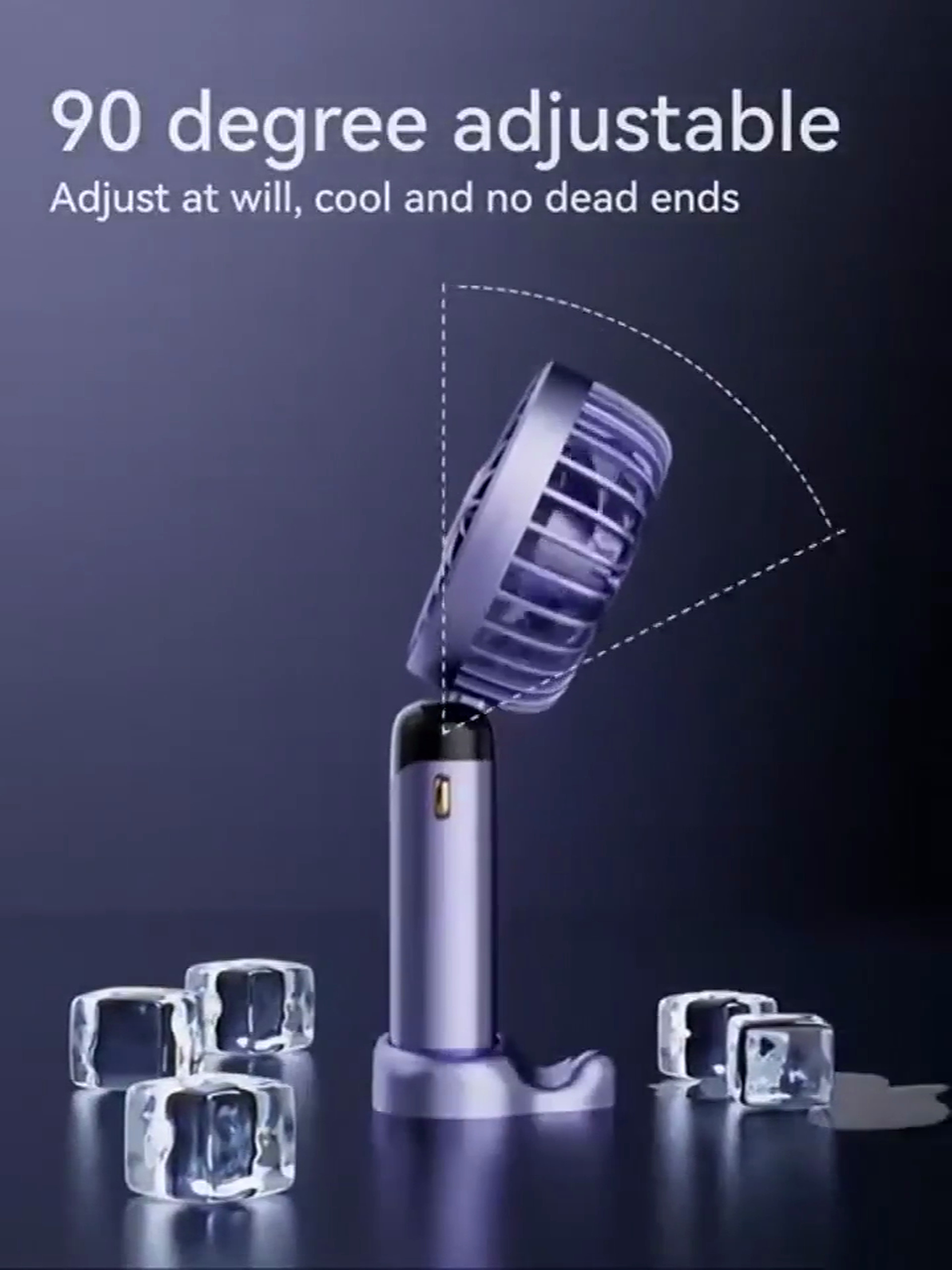 BreezeGo handheld with 90-degree adjustable head